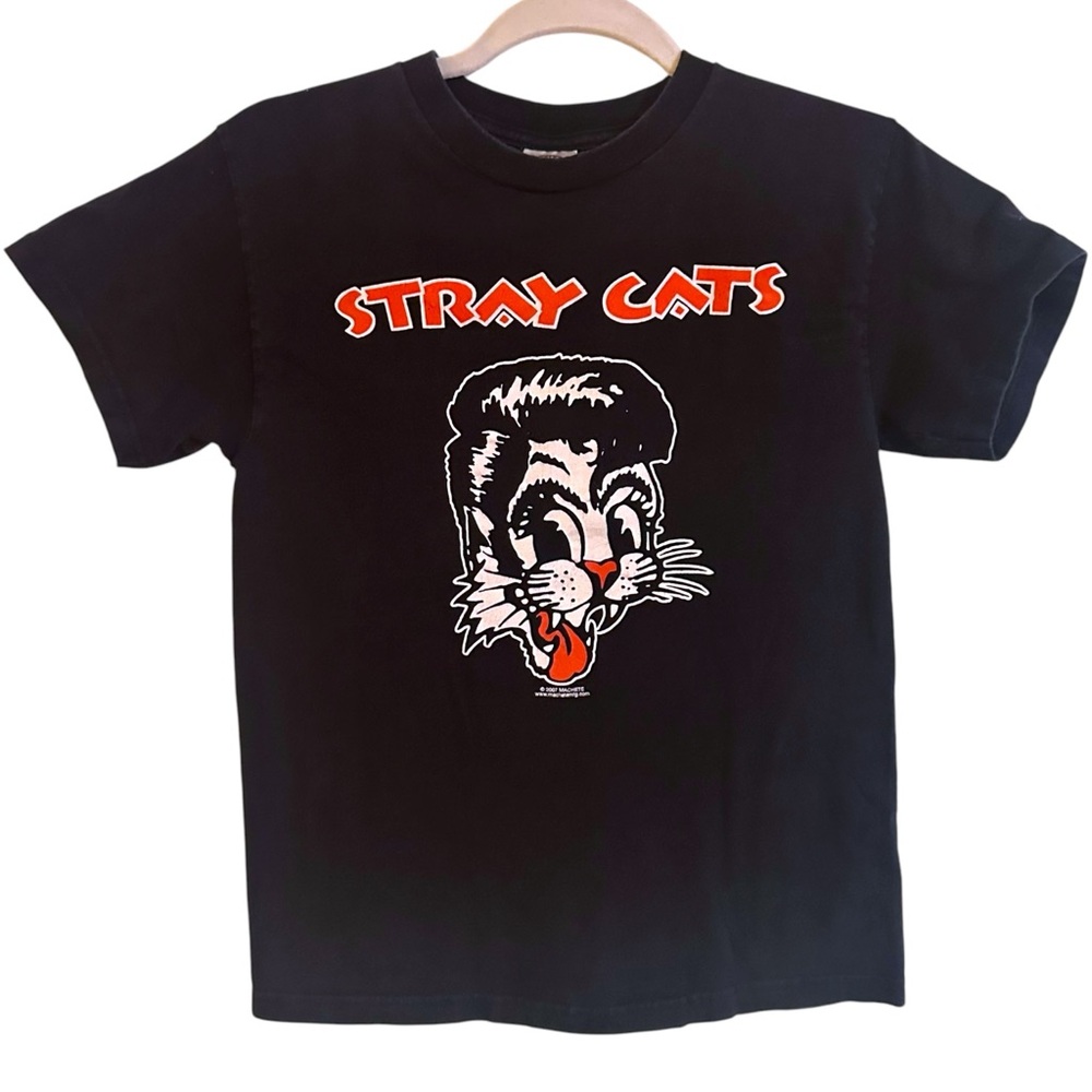 Vintage Y2K (2007) Stray Cats Rockabilly Band T-Shirt Small